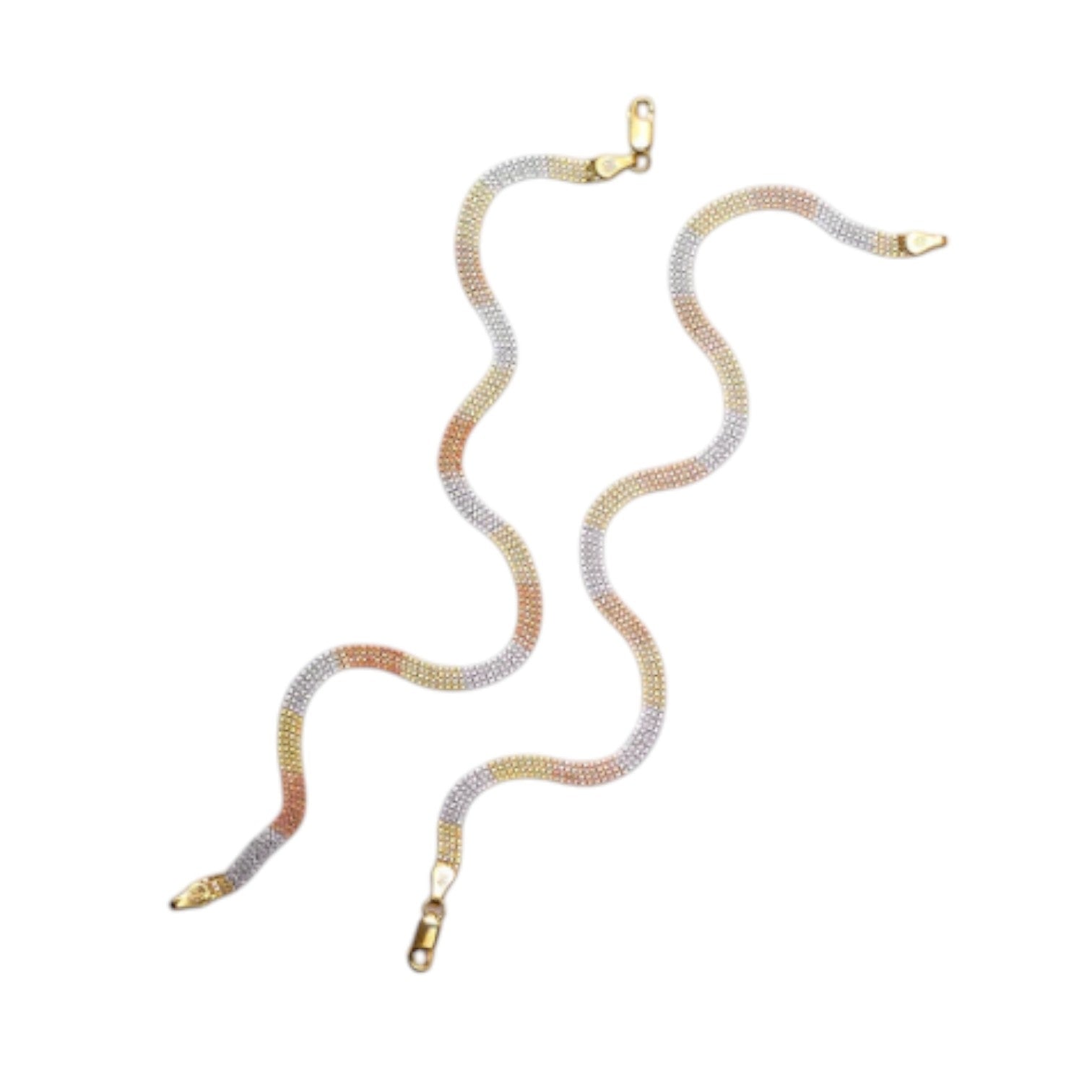 Multi Toned 925 Sterling Silver Anklet  By Kesardeep Impex For Women
